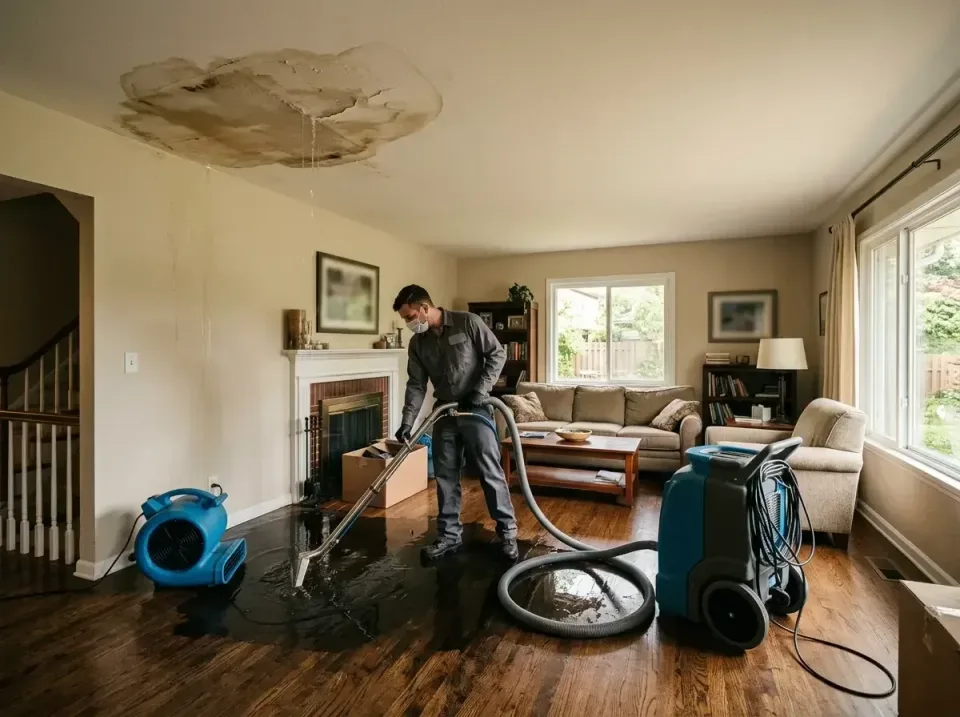 attic-pipe-burst-ceiling-drip-008 — frequently asked questions, Water Damage Restoration & Carpet Care in Aberdeen, MS